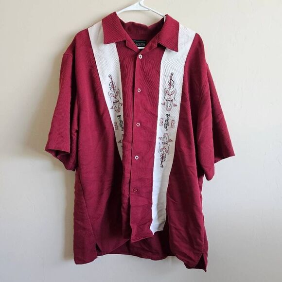 Cezani Musical Button Down Shirt - Picture 1 of 8